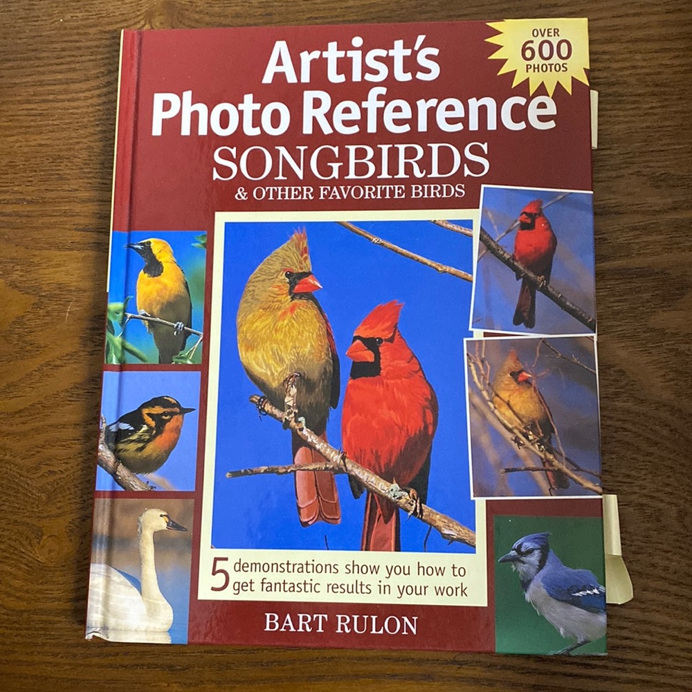 Artist’s Photo Reference songbirds & other Favorite Birds Hardback book